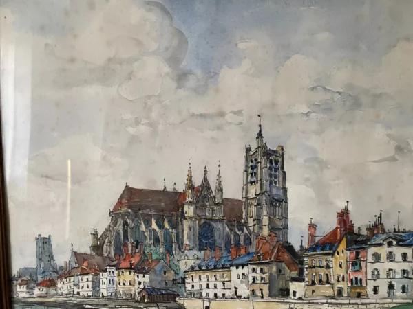 FRANK WILL BOGGS AUXERRE AQUARELLE – Image 2