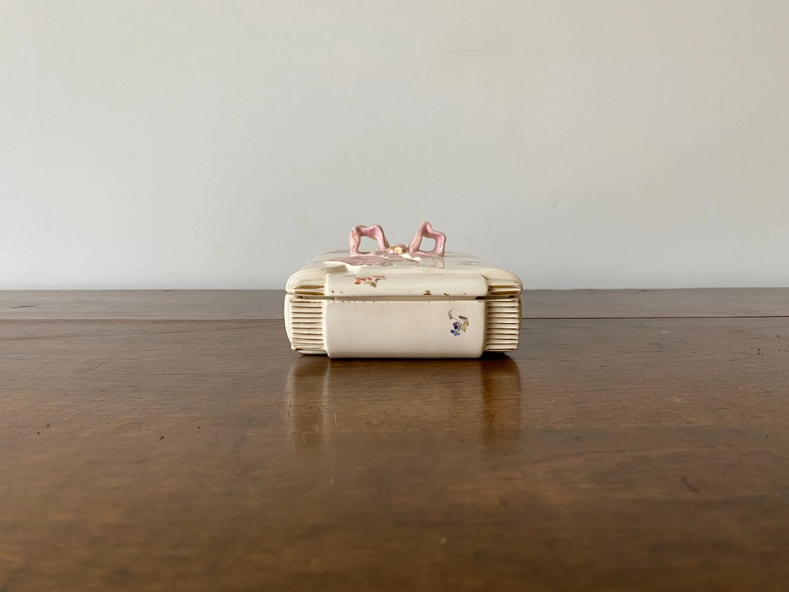 SARREGUEMINES BOITE DRAGEES FAIENCE EMAILLEE – Image 4