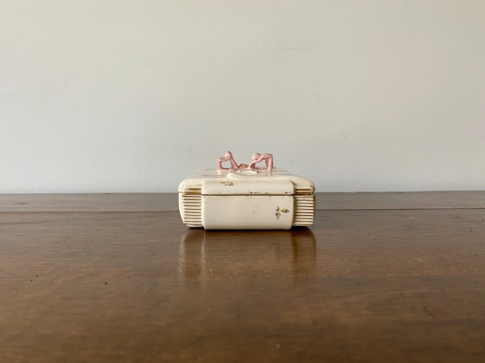 SARREGUEMINES BOITE DRAGEES FAIENCE EMAILLEE – Image 6