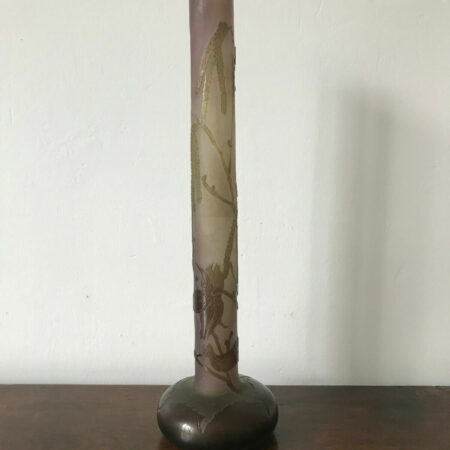 EMILE GALLE SOLIFLORE VERRE MULTICOUCHE
