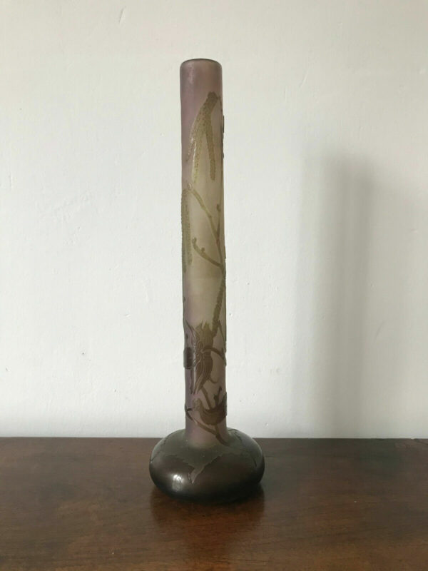 EMILE GALLE SOLIFLORE VERRE MULTICOUCHE