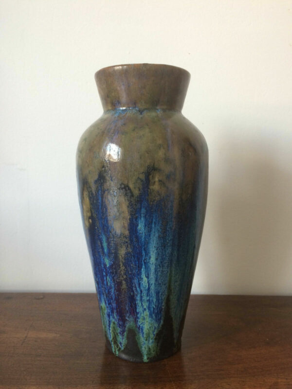 DALPAYRAT VASE EN GRES EMAILLE SIGNE