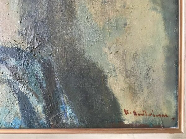 BREITWIESER BOUQUET DE FLEURS HUILE SUR TOILE – Image 6