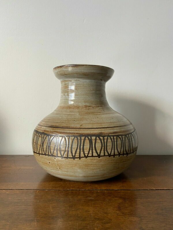 POUCHAIN VASE FAIENCE EMAILLEE DIEULEFIT – Image 4