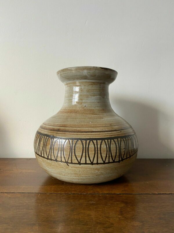 POUCHAIN VASE FAIENCE EMAILLEE DIEULEFIT – Image 2