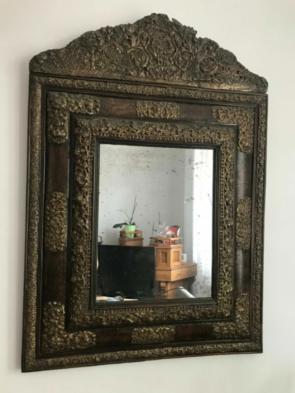 MIROIR FRONTON NOYER LAITON LOUIS XIII XVIIEME – Image 2
