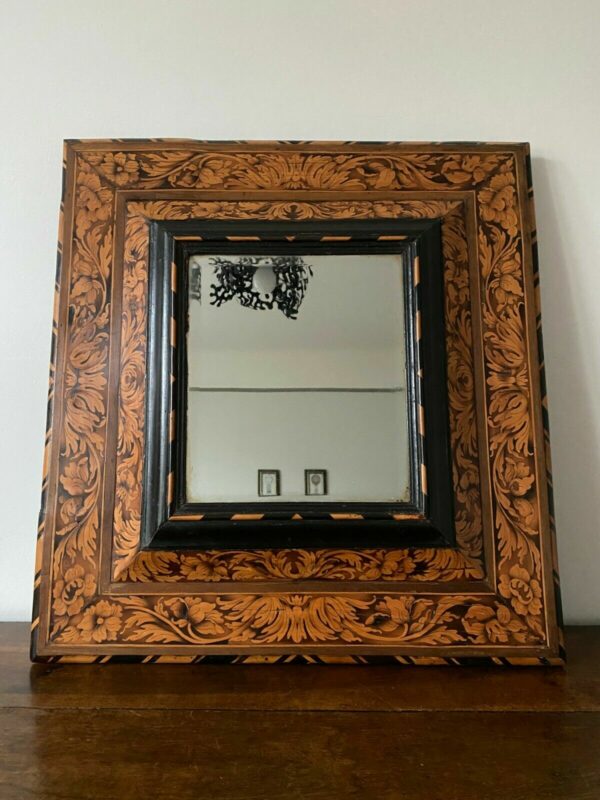 MIROIR MARQUETERIE HACHE GRENOBLE XVIIEME