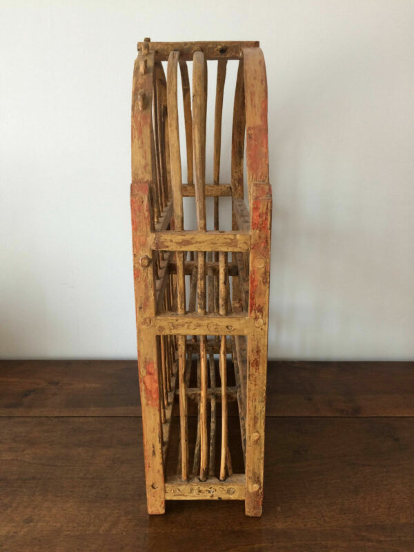 VERRIER EGOUTTOIR A VERRES NORMAND BOIS XIXEME – Image 3