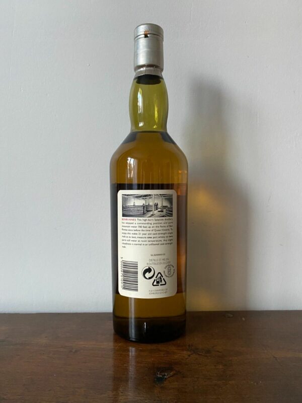 BENRINNES 1974 WHISKY 21 ANS 60,4% 70CL – Image 2