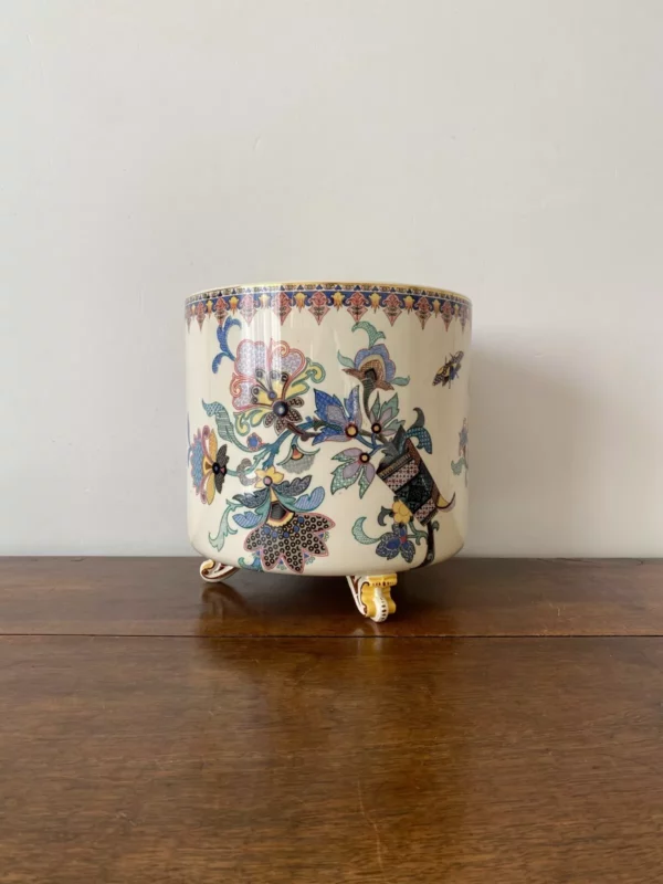 CACHE POT FAIENCE EMAILLEE SARREGUEMINES – Image 3