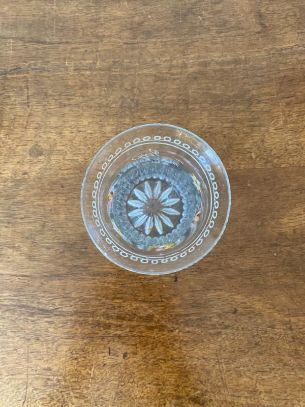 GOBELET EMAILLE NORMAND PARLANT VERRE XIXEME – Image 4