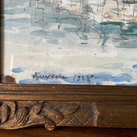 AQUARELLE SIGNEE FRANK WILL BOGGS AUXERRE – Image 6