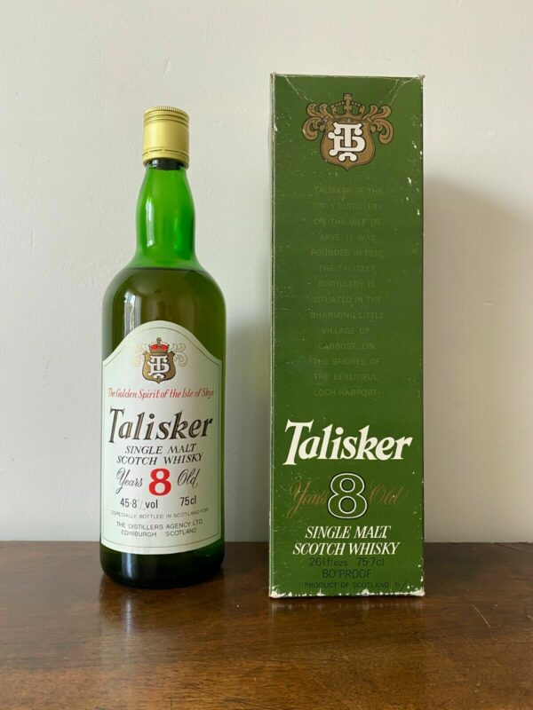 TALISKER 8 ANS 1970's Alc 45,8° 75 CL