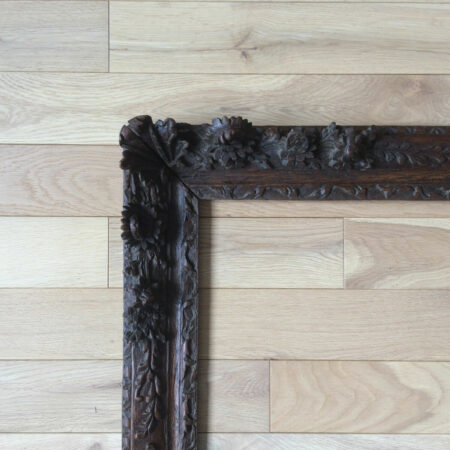 2 CADRES CHENE SCULPTE 20F LOUIS XIV XVIIIEME – Image 10