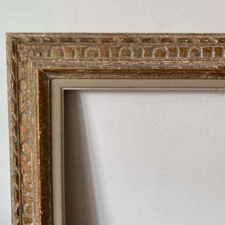 CADRE MONTPARNASSE BOIS SCULPTE CERUSE 12P – Image 2