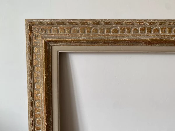 CADRE MONTPARNASSE BOIS SCULPTE CERUSE 12P – Image 2