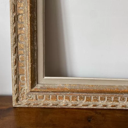 CADRE MONTPARNASSE BOIS SCULPTE CERUSE 12P – Image 4