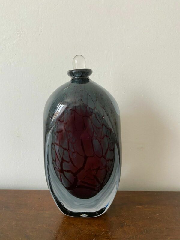 BEGOU VASE BOUTEILLE FLACON EN VERRE SOUFFLE