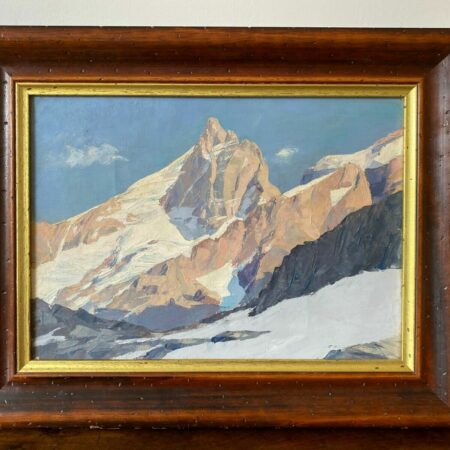 BOULANGER HUILE SUR TOILE LA MEIJE L'OISANS