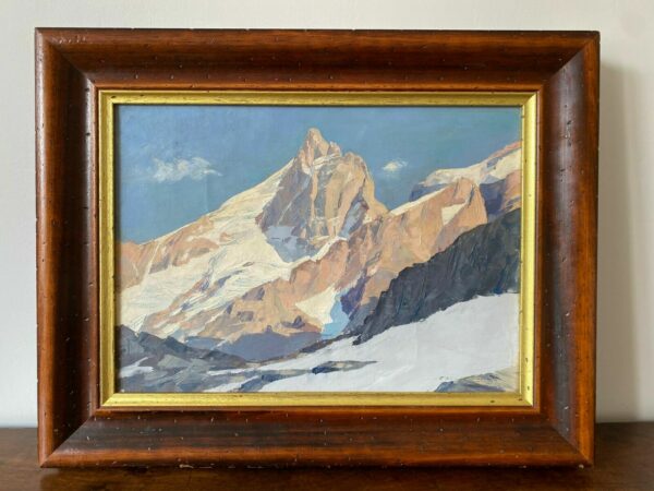 BOULANGER HUILE SUR TOILE LA MEIJE L'OISANS