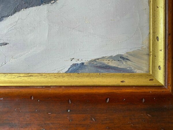BOULANGER HUILE SUR TOILE LA MEIJE L'OISANS – Image 3