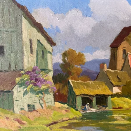 ESCHBACH HUILE SUR PANNEAU RIVIERE DORDOGNE – Image 2