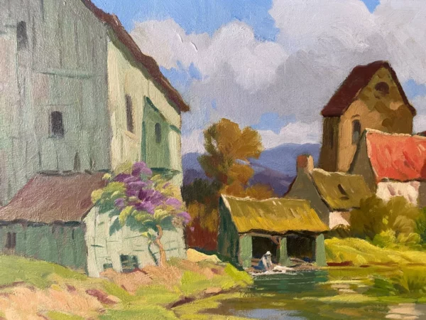 ESCHBACH HUILE SUR PANNEAU RIVIERE DORDOGNE – Image 2