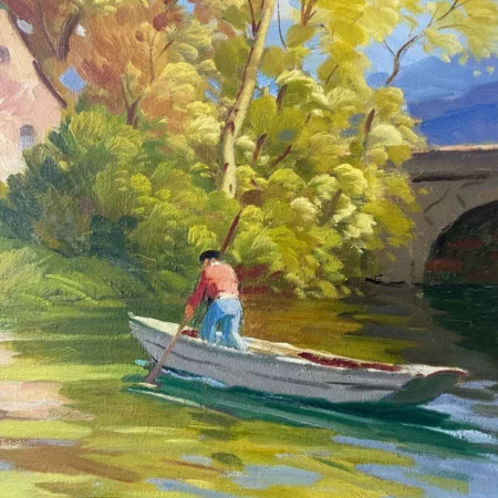 ESCHBACH HUILE SUR PANNEAU RIVIERE DORDOGNE – Image 5