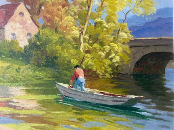 ESCHBACH HUILE SUR PANNEAU RIVIERE DORDOGNE – Image 5