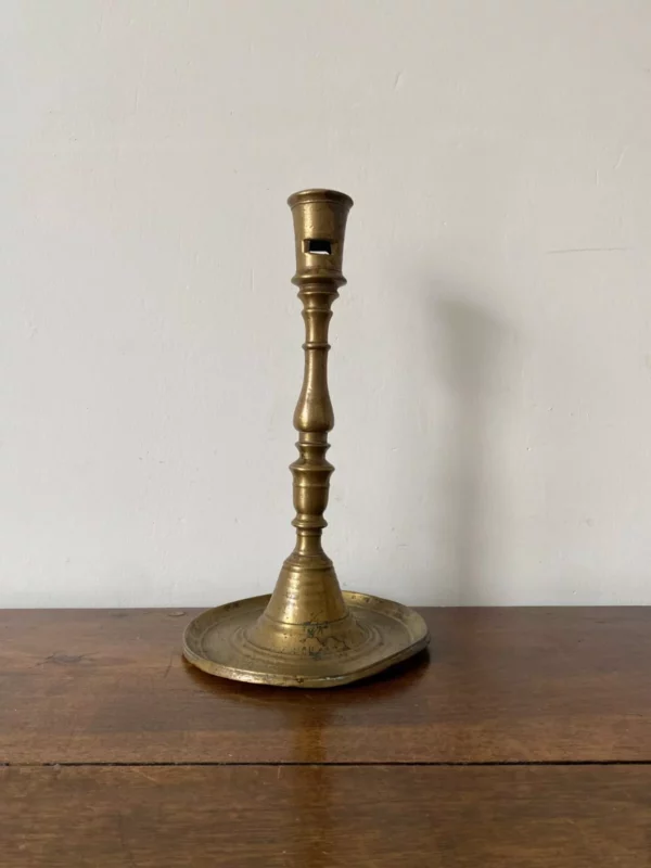 BOUGEOIR FLAMBEAU CHANDELIER FLAMAND XVIIEME – Image 4