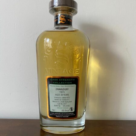 CRAIGDUFF 1973 38 ANS WHISKY 43% 70CL