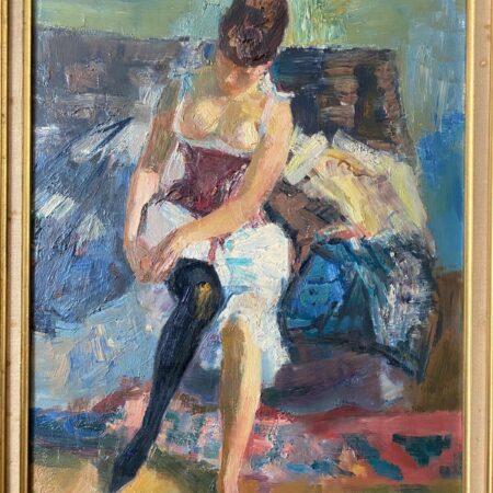 BERTHOMME-SAINT-ANDRE JEUNE FEMME HUILE – Image 2