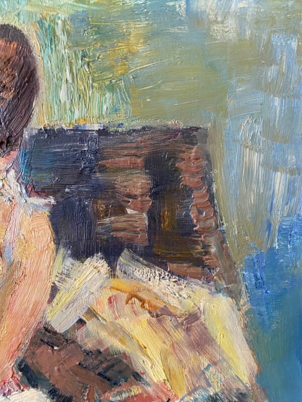 BERTHOMME-SAINT-ANDRE JEUNE FEMME HUILE – Image 4