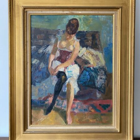 BERTHOMME-SAINT-ANDRE JEUNE FEMME HUILE
