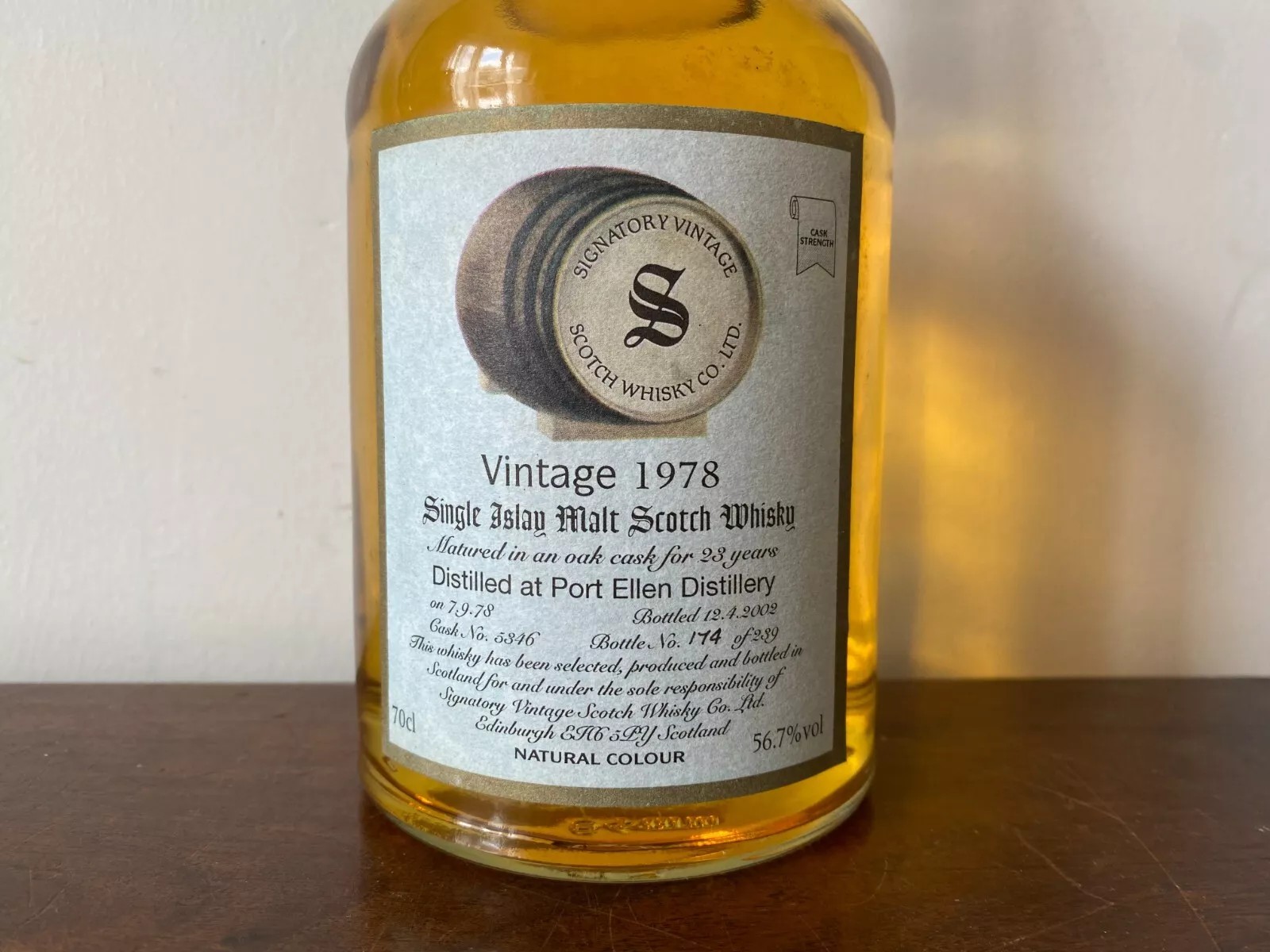 PORT ELLEN 23 ANS 1978 Alc 56,7% 70CL – Image 4