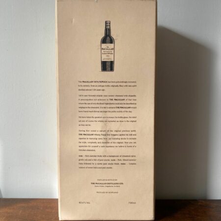 MACALLAN REPLICA 1876 2003 Alc 40,6° 70CL – Image 6