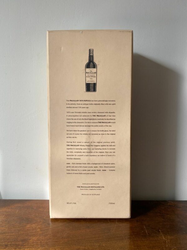 MACALLAN REPLICA 1876 2003 Alc 40,6° 70CL – Image 6