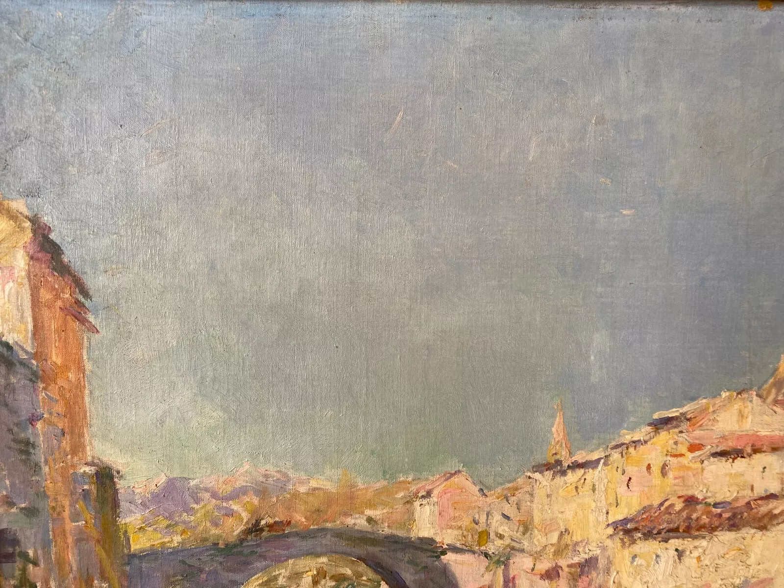 GAGLIARDINI VILLAGE PROVENCAL HUILE SUR TOILE – Image 3