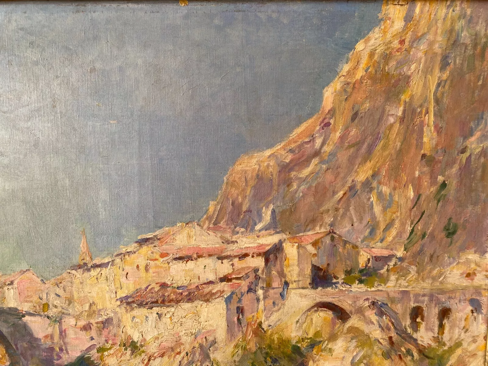 GAGLIARDINI VILLAGE PROVENCAL HUILE SUR TOILE – Image 4