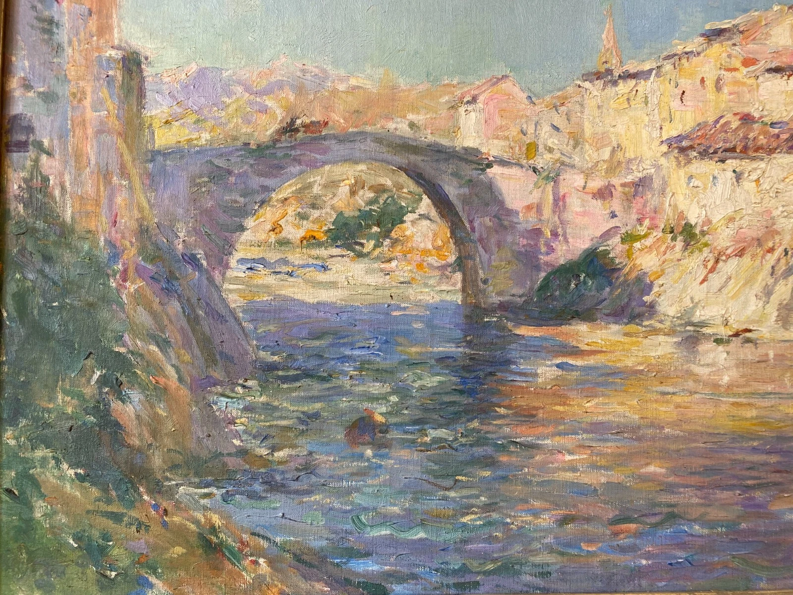 GAGLIARDINI VILLAGE PROVENCAL HUILE SUR TOILE – Image 5