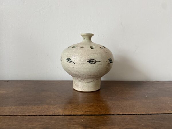 JACQUES BLIN VASE PIQUE FLEURS SIGNE – Image 2
