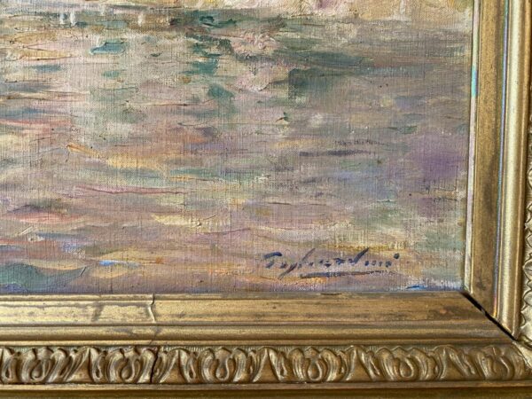 GAGLIARDINI VILLAGE PROVENCAL HUILE SUR TOILE – Image 3