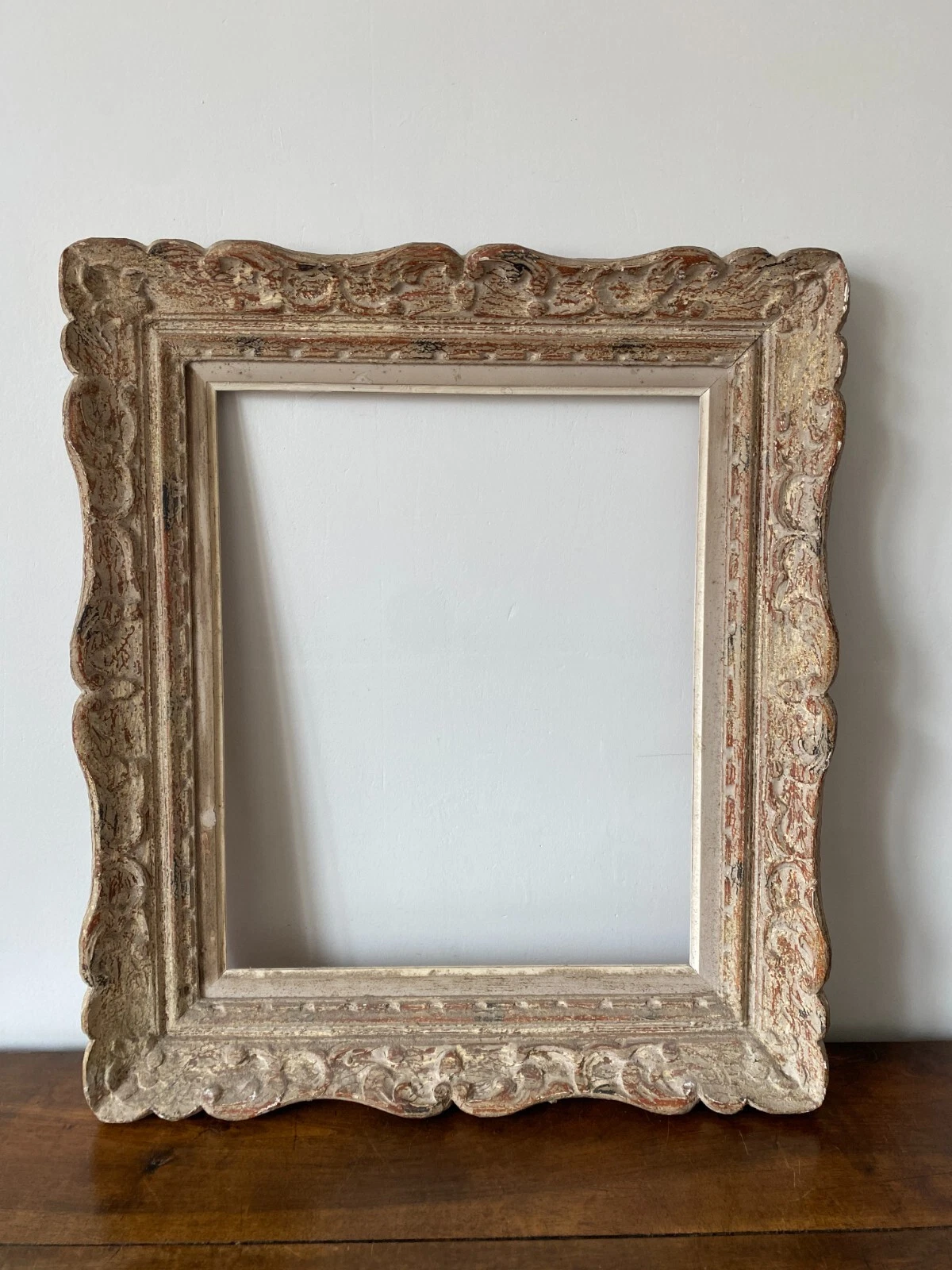 CADRE MONTPARNASSE BOIS SCULPTE RECHAMPI 8 F