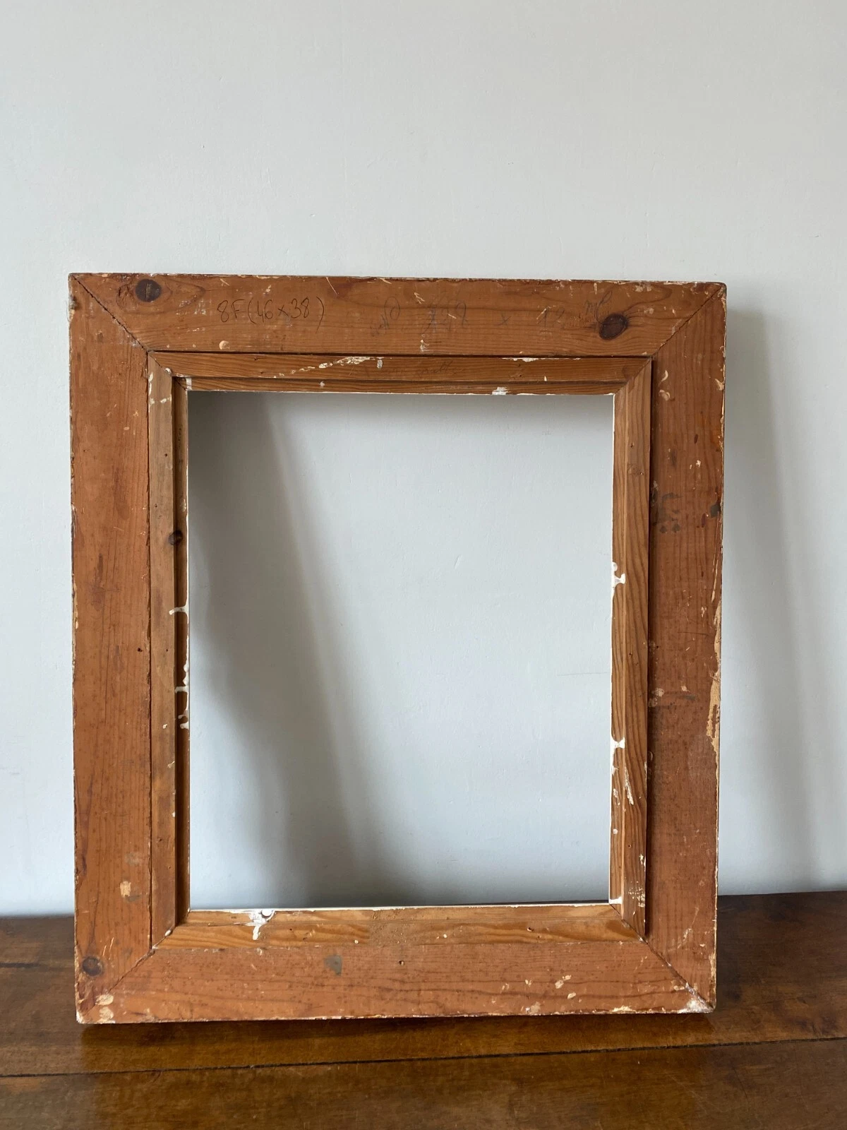 CADRE MONTPARNASSE BOIS SCULPTE RECHAMPI 8 F – Image 2