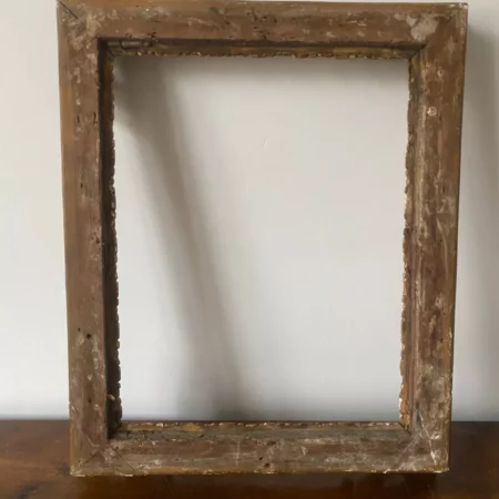 CADRE D'EPOQUE LOUIS XV BOIS SCULPTE DORE XVIIIEME – Image 6
