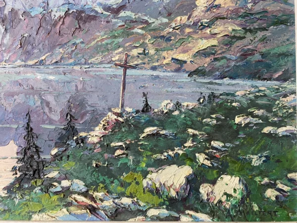 MAILFERT HUILE SUR TOILE LAC D'ALLOS – Image 7