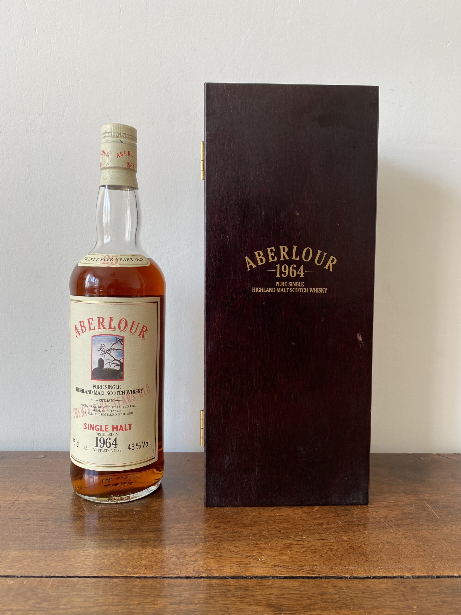 ABERLOUR 25 ANS 1964-1989 43% 70 CL