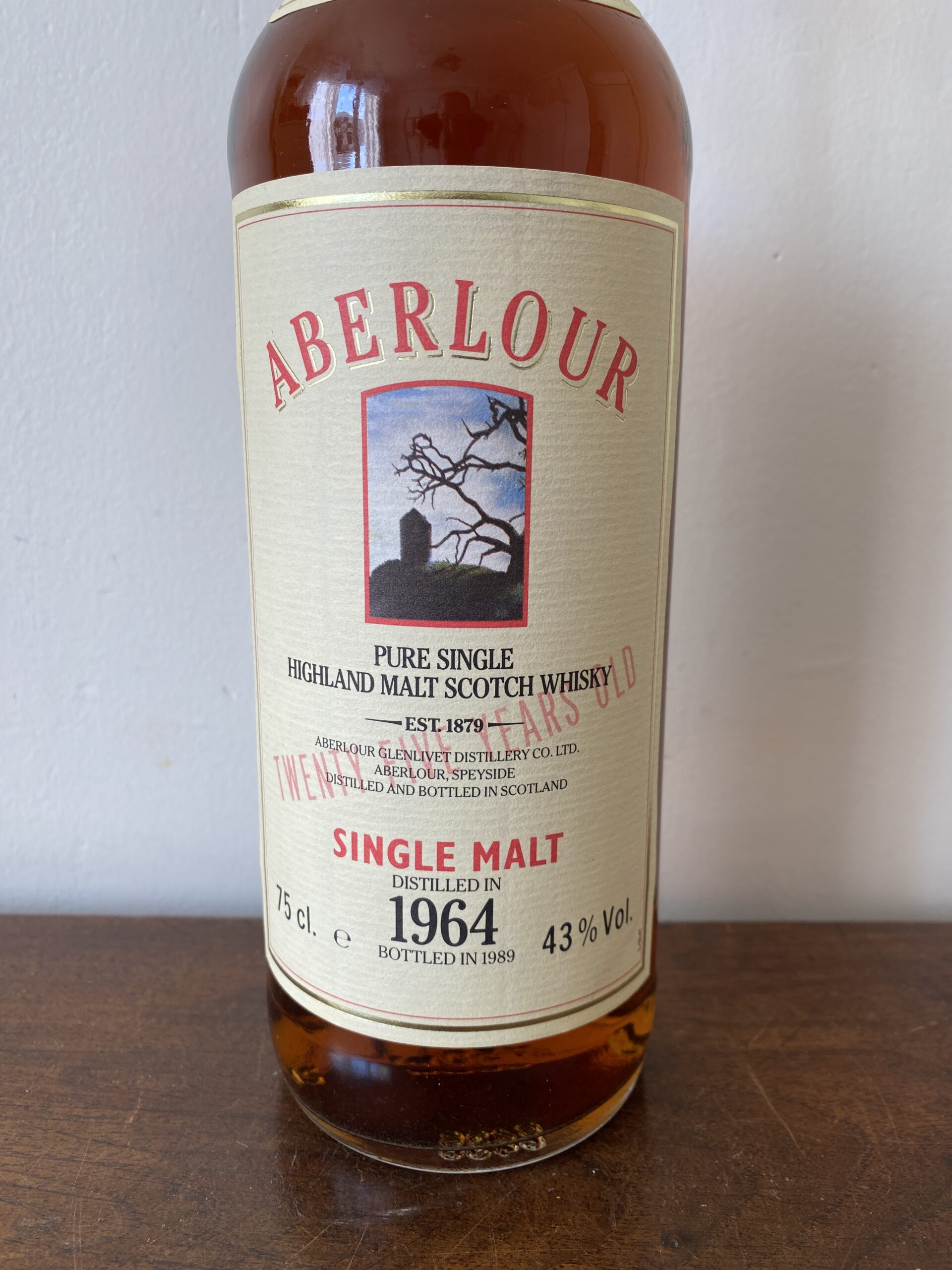 ABERLOUR 25 ANS 1964-1989 43% 70 CL – Image 4