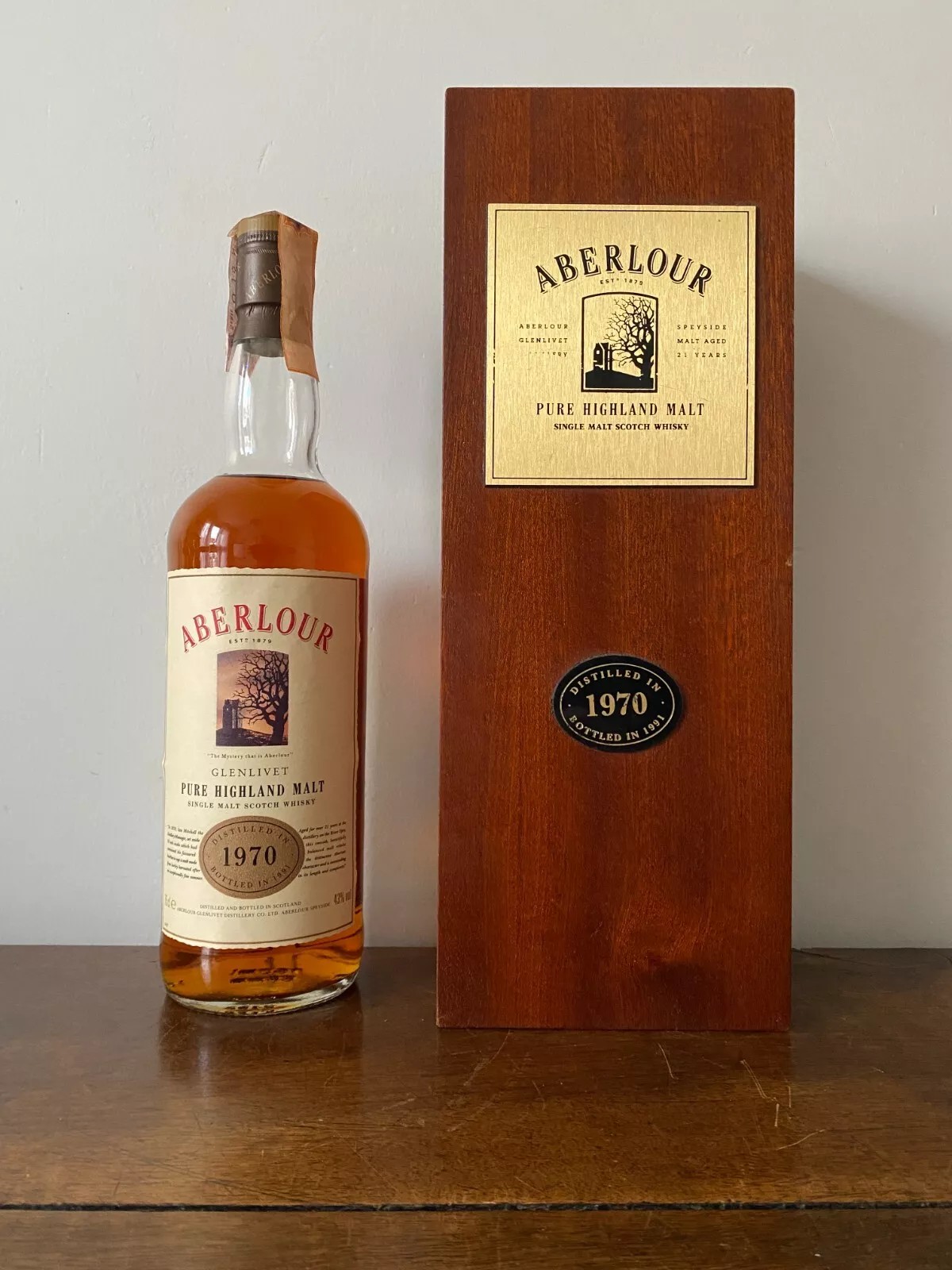 ABERLOUR 21 ANS 1970-1991 43% 70 CL