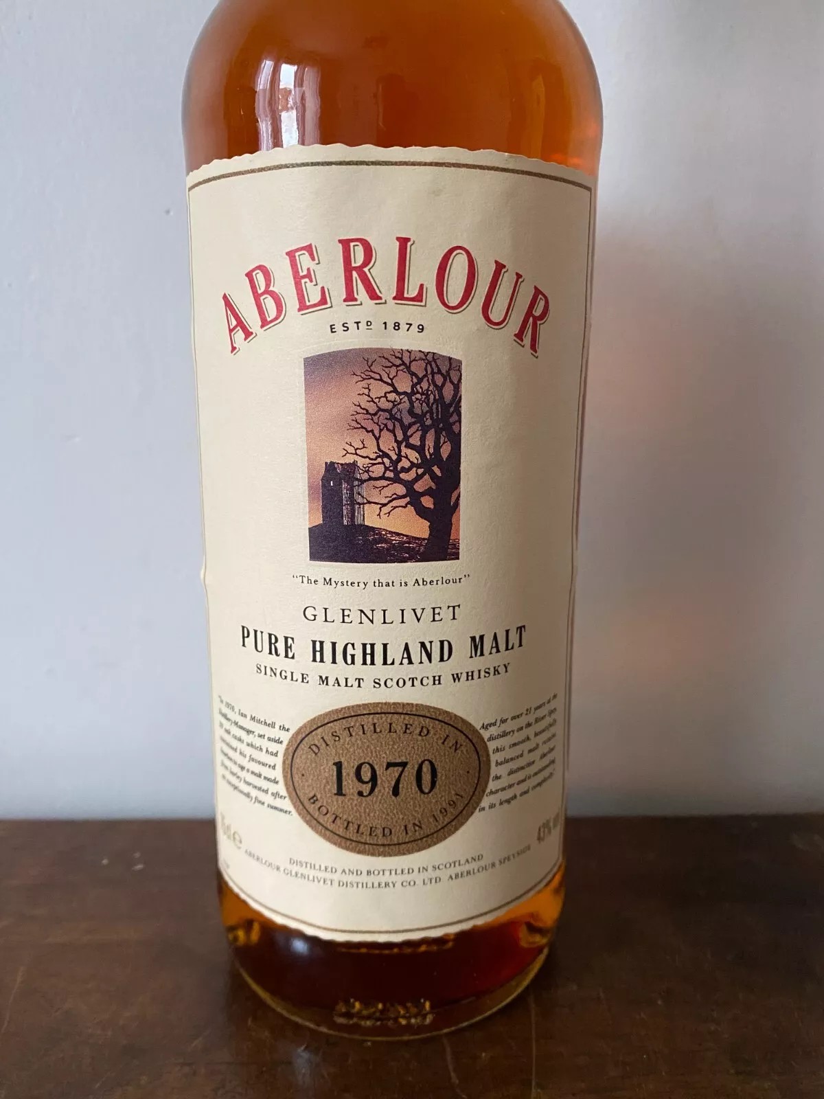 ABERLOUR 21 ANS 1970-1991 43% 70 CL – Image 4